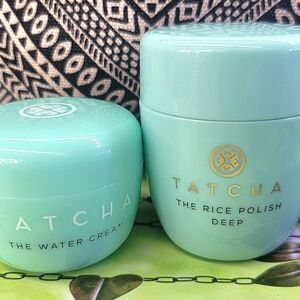 Tatcha Water Cream and Rice Polish Set